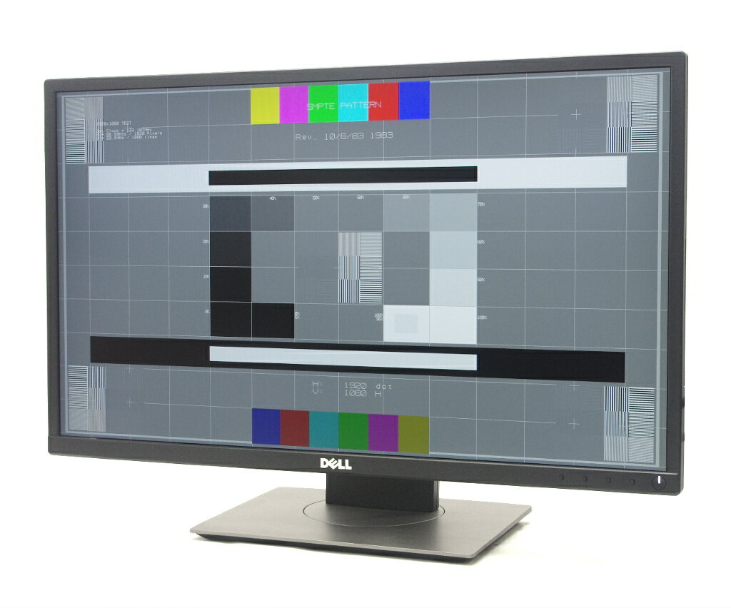 DELL P2417H 23.8インチ 非光沢 IPSパネル フルHD 1920x1080ドット HDMI/DisplayPort/アナログRGB入力 【中古】【20200125】