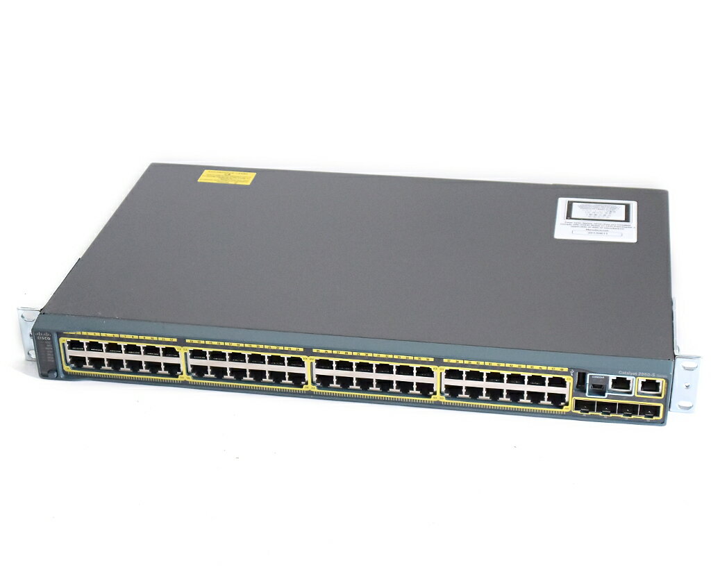 Cisco Catalyst WS-C2960S-48TS-L V05 48ポート 1000BASE-T C2960S-UNIVERSALK9-M Ver.15.0(1)SE2 設定初期化済 【中古】【20200228】