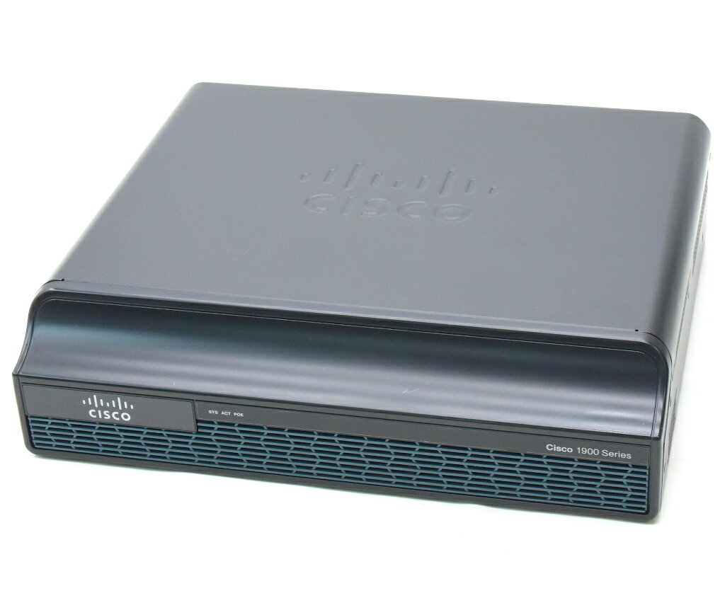 Cisco 1941/K9 V05 C1900-UNIVERSALK9-M Ver.15.1(4)M4 IPBASEK9 DRAM512MB EHWIC-D-8ESG装着済 設定初期化済 【中古】【20200827】