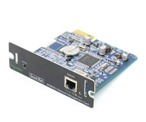 APC AP9630J SmartUPS ネットワークマネジメントカード2 10Base-T/100Base-TX対応 LANマネージメントインターフェイスカード 【中古】【20201030】