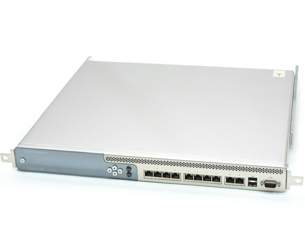 セイコープレシジョン Netwiser SX-3750 SSL 10ポート 1000BASE-T搭載 ロードバランサ 設定初期化済 【中古】【20210106】