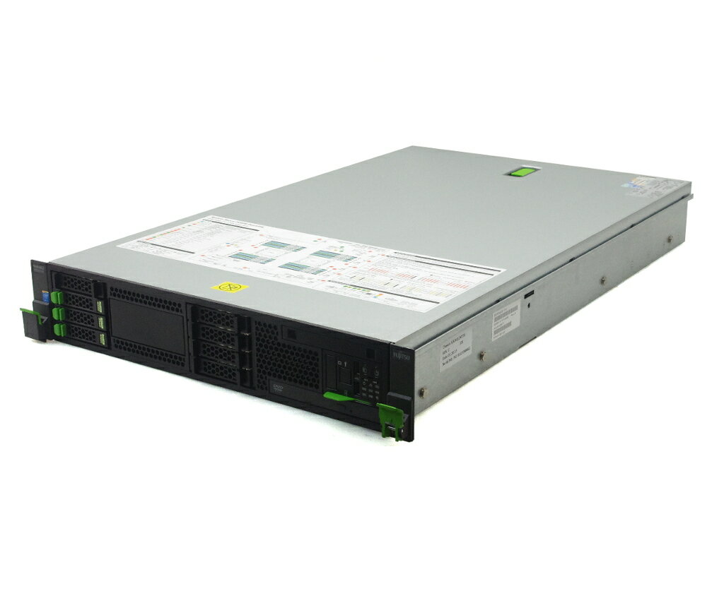 富士通 PRIMERGY RX300 S8 Xeon E5-2637 v2 3.5GHz 16GB 200GBx3台(SAS SSD2.5インチ/12Gbps/RAID5) DVD-ROM AC*2 PRAID EP420i 冗長電源 【中古】【20220301】