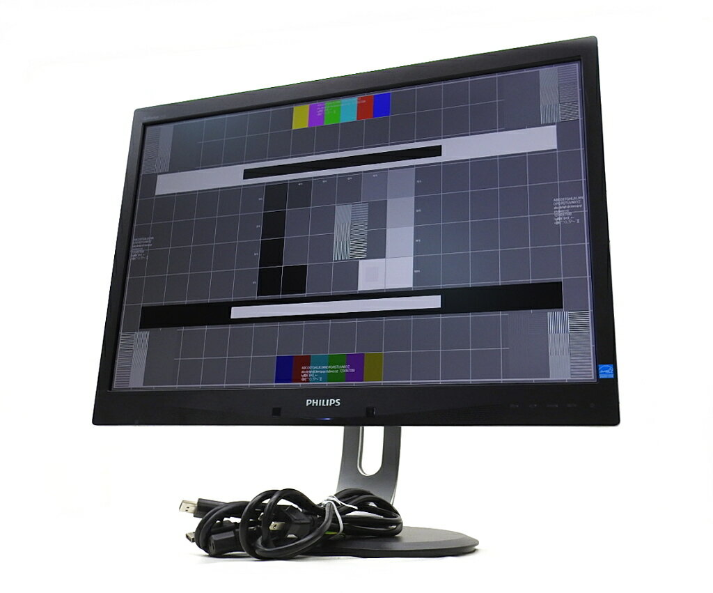 PHILIPS Brilliance 240B 24インチ非光沢IPSパネル WUXGA 1920x1200ドット DisplayPort/DVI-D/アナログRGB入力 【中古】【20220426】