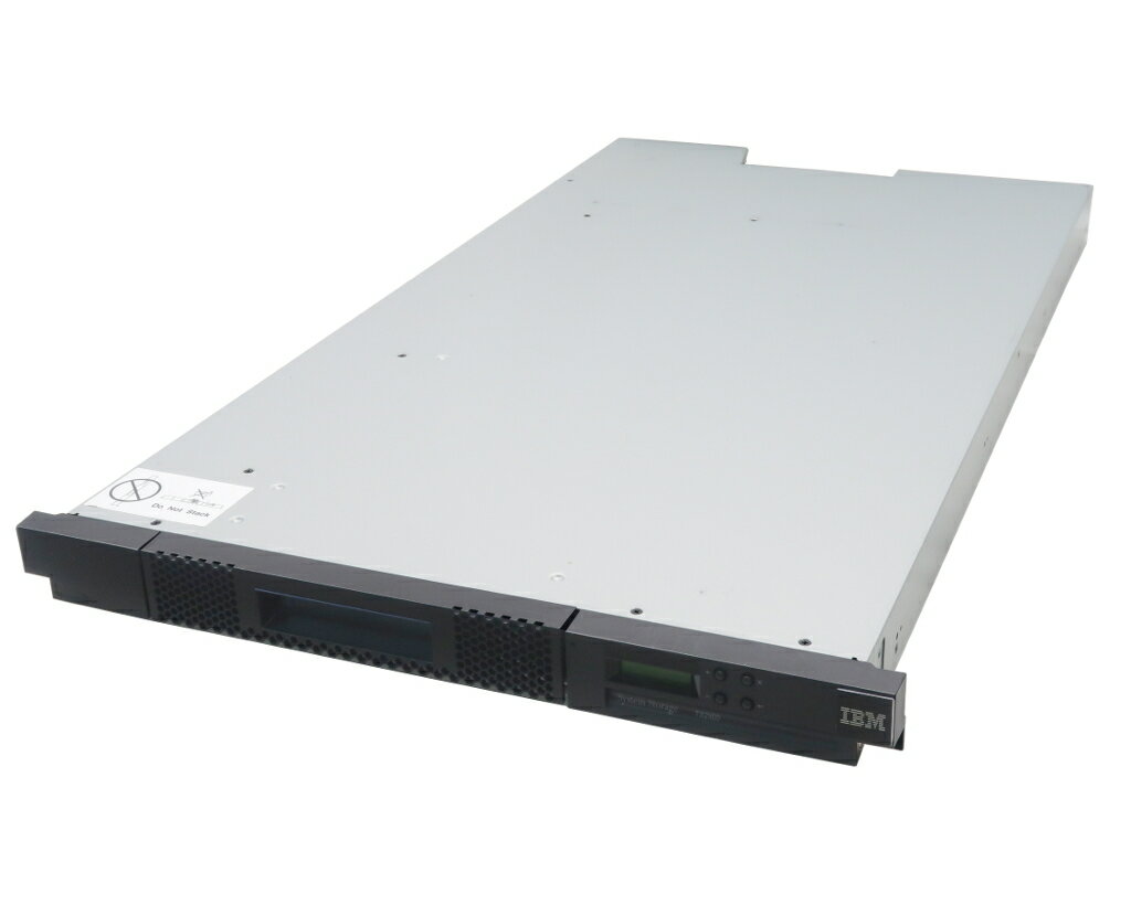 IBM System Storage TS2900 LTO4ドライブ テープオートローダー LTO4ドライブ1基搭載 9カートリッジスロット 1Uラックマウント型 【中古】【20220426】