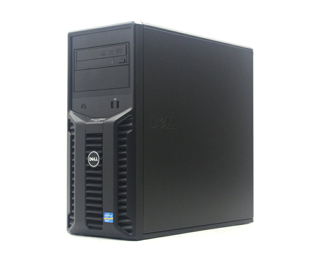 DELL PowerEdge T110 II Xeon E3-1220 3.1GHz 8GB 750GBx2台(SATA3.5インチ/RAID1構成) DVD+-RW PERC S..