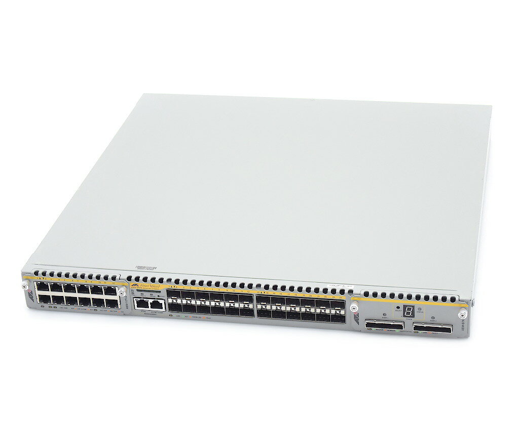 Allied Telesis CentreCOM AT-x900-24XS 24ポートSFPスロット搭載L3スイッチ x900-5.4.3-0.2.rel 設定初期化済 小難 【中古】【20220817】