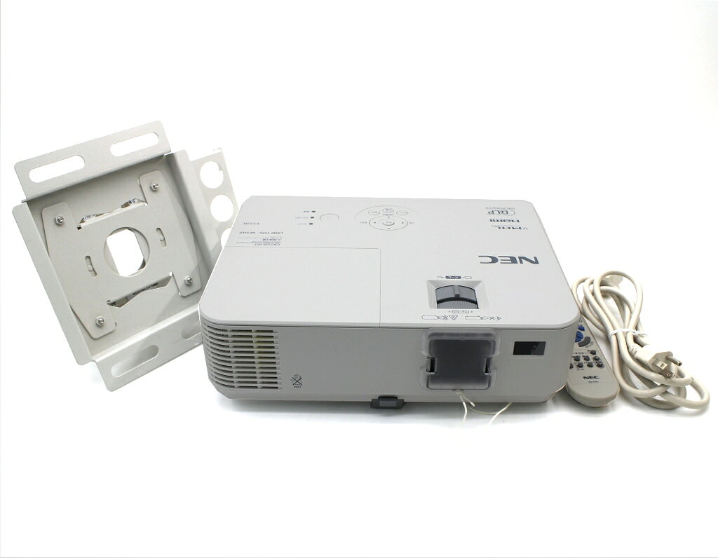 NEC ViewLight V332W 単板DLP方式 3300lm プロジェクター 357時間 【中古】【20220914】