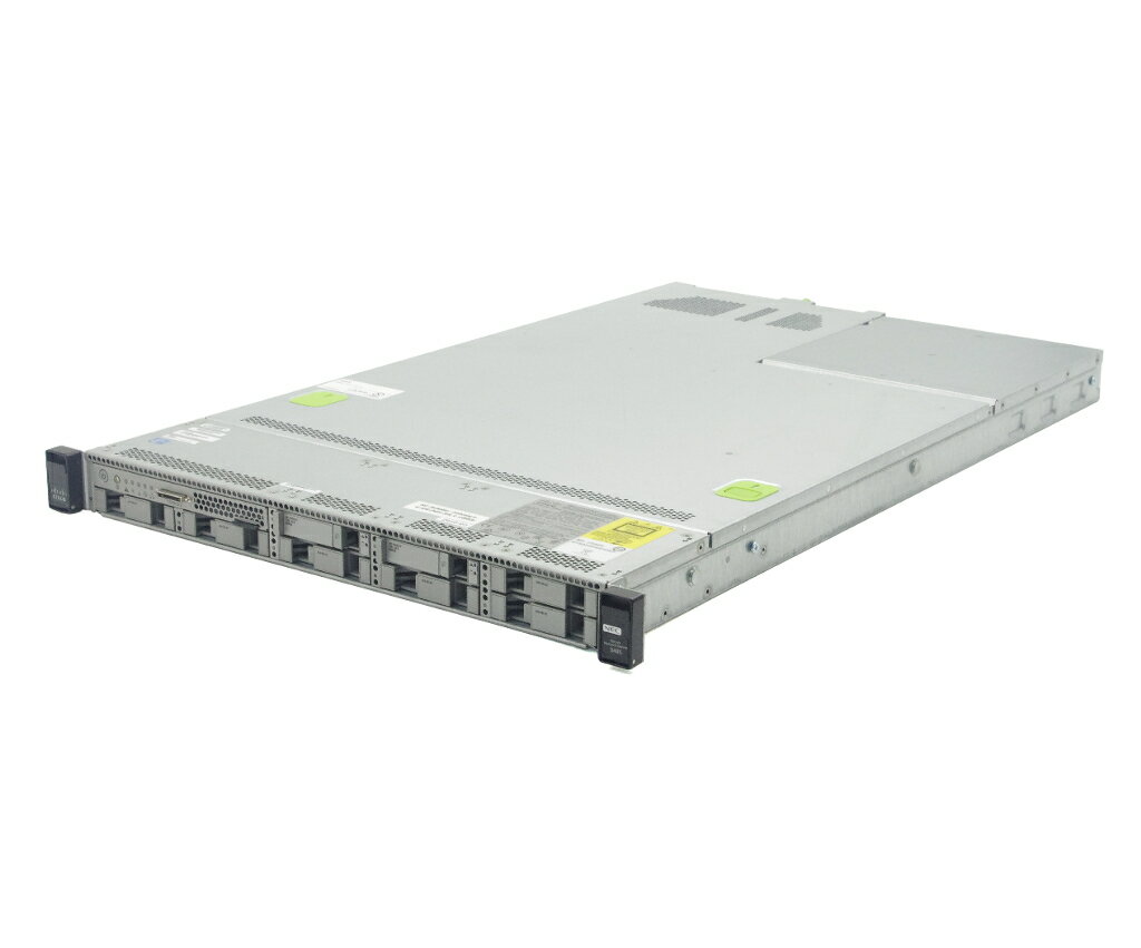 Cisco UCS C220 M3 Xeon E5-2609 2.4GHz*2 32GB 600GBx2台(SAS2.5インチ/6Gbps/RAID1構成) AC*2 Cisco UCSC RAID SAS 2008M-8i 【中古】【20220817】