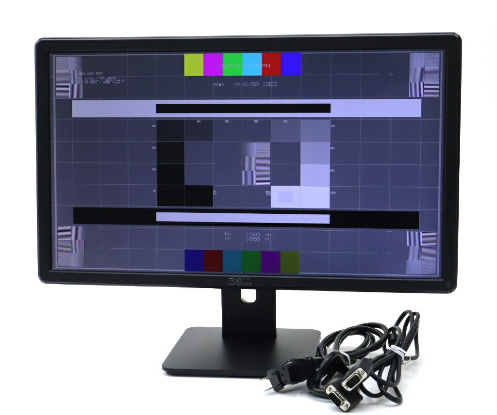 DELL E2214Hb 21.5インチ非光沢パネル フルHD 1920x1080ドット DVI-D/アナログRGB入力 【中古】【20220823】