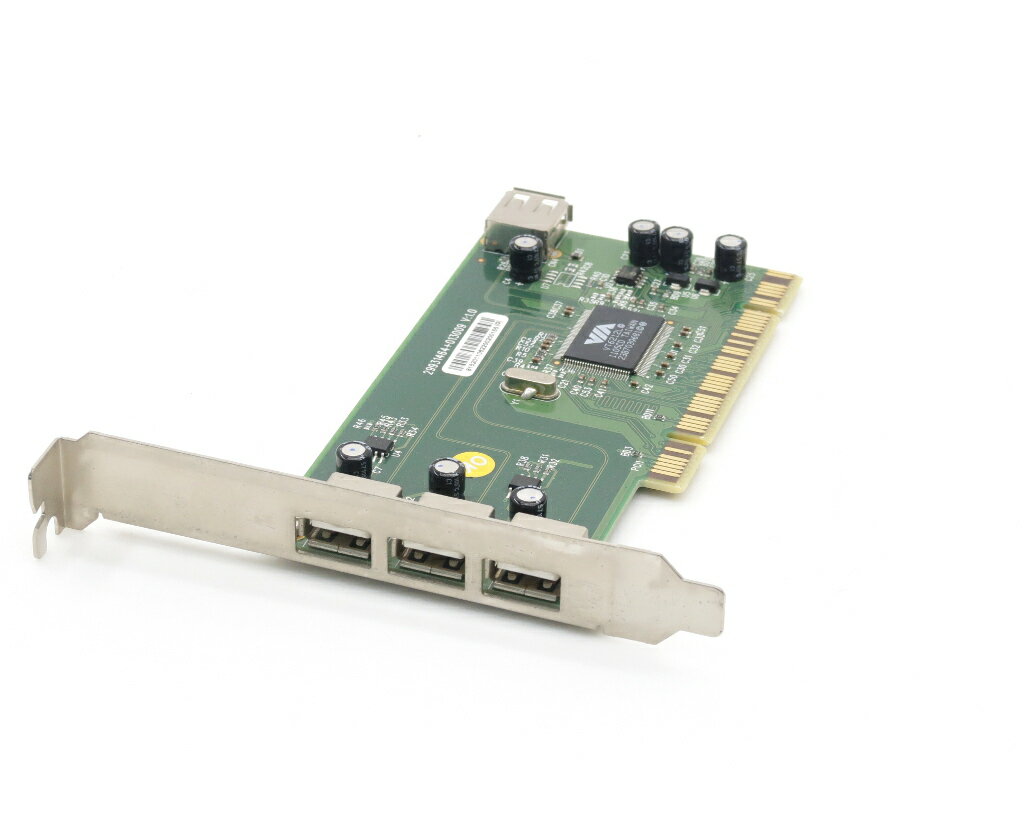 ◇Buffalo IFC-PCI4U2V 3ポートUSB2.0カード USB Aコネクタx4ポート(外部x3 内部x1) PCI Ver2.1対応 動作確認済 【中古】【20221004】