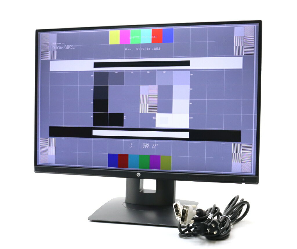 hp Z24n 24インチ非光沢IPSパネル WUXGA 1920x1200ドット HDMI/DisplayPort/miniDisplayPort/DVI-D入力 10000h未満 【中古】【20230301】