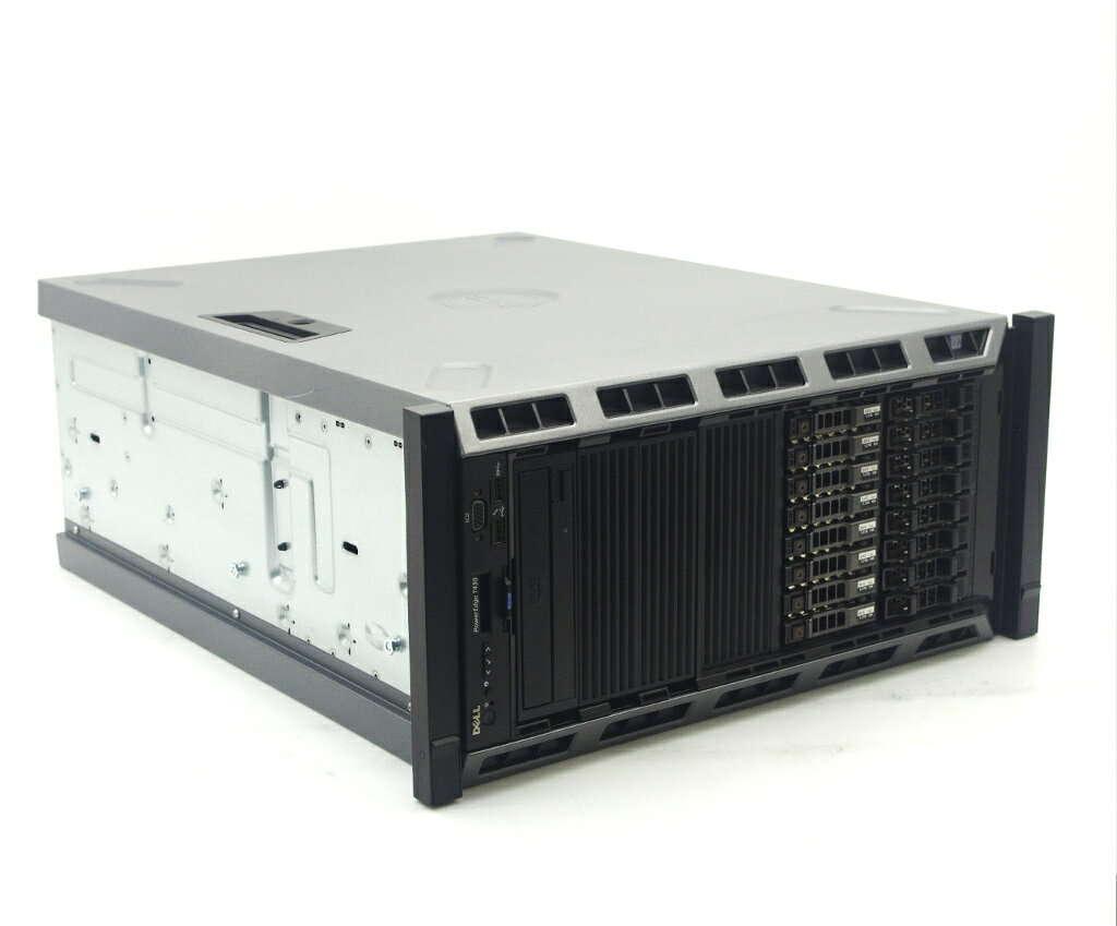 DELL PowerEdge T430 Xeon E5-2603 v4 1.7GHz 32GB 1.2TBx8台(SAS2.5インチ/12Gbps/RAID50) DVD-ROM AC*2 PERC H330 ラックマウント仕..