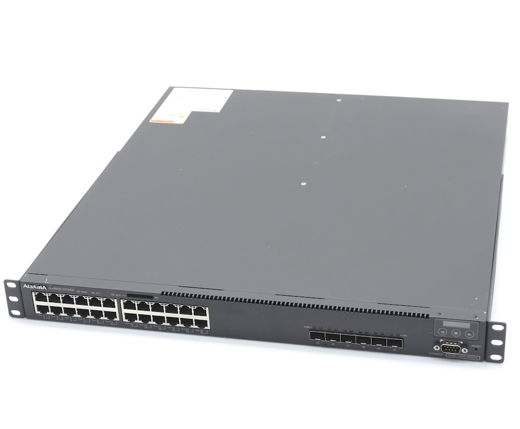 Alaxala AX3650S-24T6XW (AX-3650-24T6XW-A) アドバンストモデル 24ポート1000BASE-T 6ポート10GbE SFP L3スイッチ Ver.11.14.E 小難 【中古】【20230404】