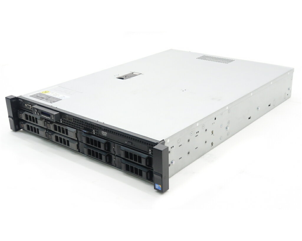 DELL PowerEdge R510 Xeon L5520 2.26GHz 16GB 2TBx2台(SATA3.5インチ/RAID1構成) DVD-ROM AC*2 PERC 6/i 【中古】【20230713】