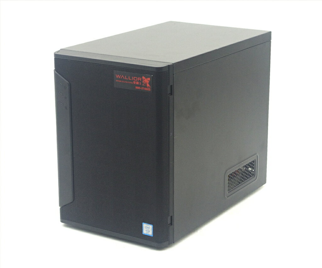 【JUNK】WALLIOR NWS-2T100ES Xeon E3-1226 v3 3.3GHz 8GB 2TBx2台(NAS用SATA3.5インチ/RAID構成なし) DVI-I出力のみ NAS 【中古】【20230801】