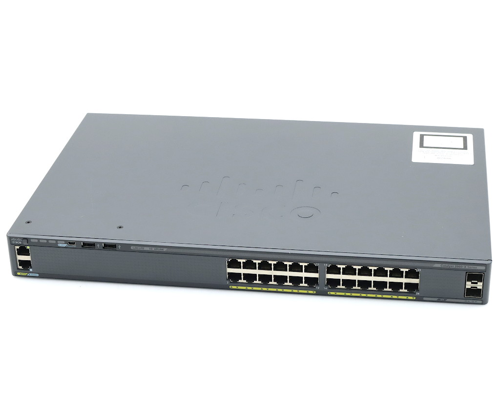 商品情報 No.553232709メーカーCisco商品名 型番・型名Catalyst WS-C2960X-24TS-LL V03仕様■基本スペック　・24ポート1000BASE-T　・2ポートSFPスロット搭載　・C2960X-UNIVERSALK9-M Ver.15.0(2)EX5　・LANLITEライセンス　・設定初期化済　・MODEボタン不良のため使用不可状態・動作状況■動作：中古動作品外観■汚れ　・外装汚れ若干有り。■シール痕　・若干あり。■傷　・外装に使用に差し支えない擦り傷がございます。■その他　・中古品のため使用に差し支えない傷、汚れがある場合がございます。　・本体内外装は清掃しておりますが、多少の汚れが残っている可能性がございます。　・使用に差し支えないキズ及び汚れ等はございますが大きな破損等はございません附属品■付属品　・なし■特記欠品　・ラッキングブラケット欠品対応情報-備考　・設定初期化済ご注意　・本商品は店頭等でも販売している為、稀に在庫切れの場合があります。　・その場合、代替品をご提案させていただきます。