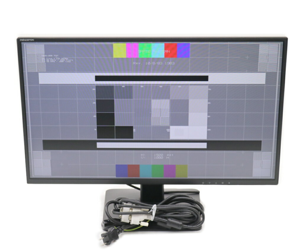 Princeton PTFBLT-24W 23.8インチ非光沢広視野角パネル フルHD 1920x1080ドット HDMI/DVI-D/アナログRGB入力 【中古】【20230823】