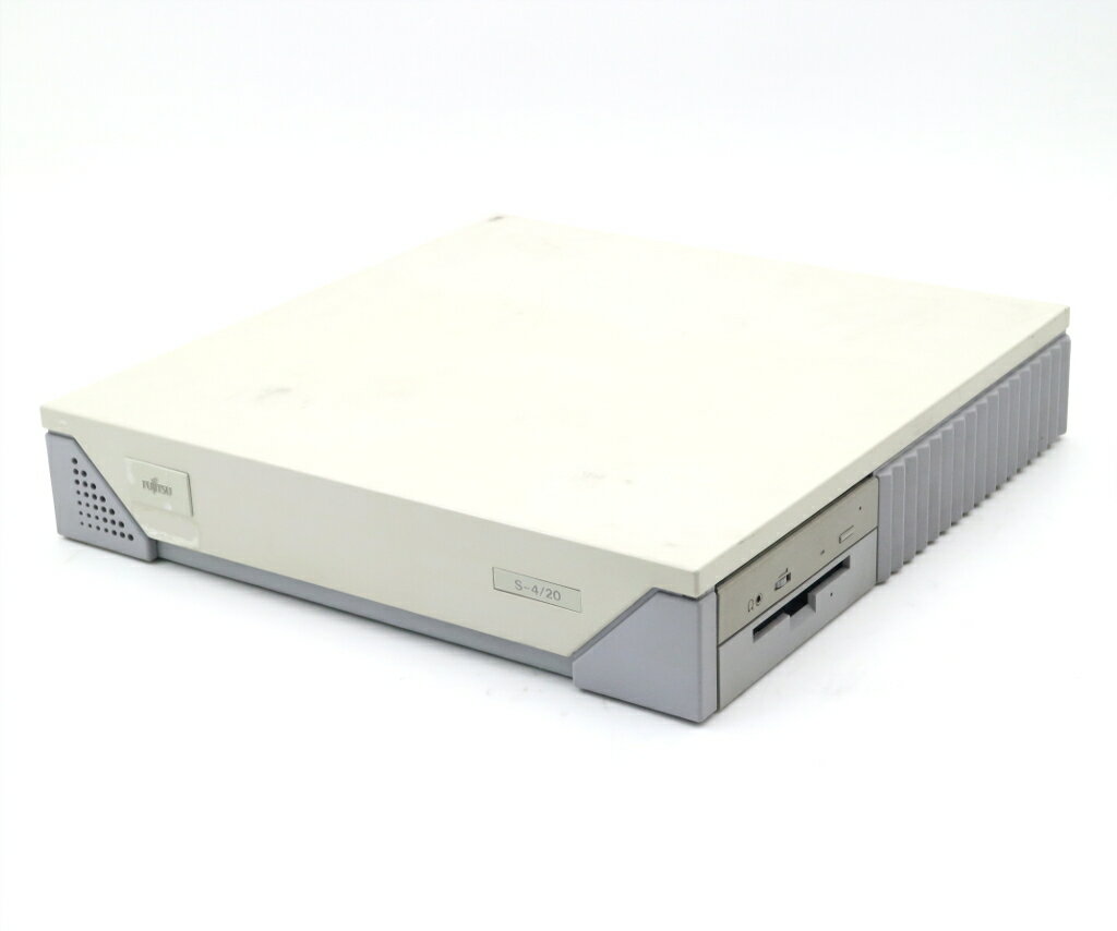 富士通 S-4/20 (SPARCstation 20 SS20 OEM) SuperSPARC 50MHz 64MB 4.3GB(SCSI HDD) Turbo GX(501-2325) CD-ROM Solaris 2.6 【中古】【20231121】