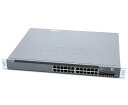 Juniper EX3400-24P 24ポート1000BASE-T PoE+対応 4ポート10GbE SFP+スロット 2ポート40GbE QSFP+スロット L2/L3スイッチ 冗長電源 小難 【中古】【20231212】