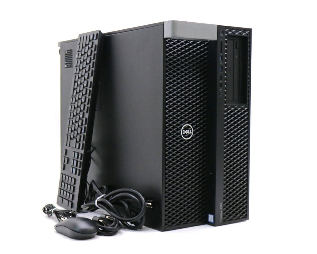 【送料無料対象外】DELL Precision 7920 Tower Xeon Gold 6128 3.4GHz(12スレッドCPUx2基) メモリ128GB 512GB(SSD)+3TBx2台 RTX5000x2基 Win10 【沖縄不可】 【中古】【20231227】【送料無料ライン対象外】