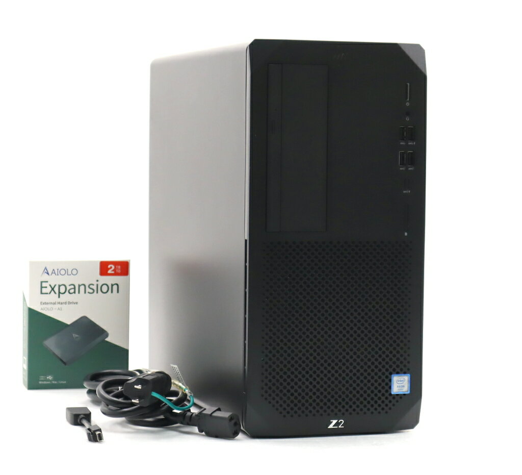 hp Z2 Tower G5 Xeon W-1250P 4.10GHz 16GB 1TB(Z Turbo Drive G2)+2TB(HDD) RTX A2000(6GB) DVD+-RW Windows10 Pro for Workstation 64bit 【中古】【20240110】