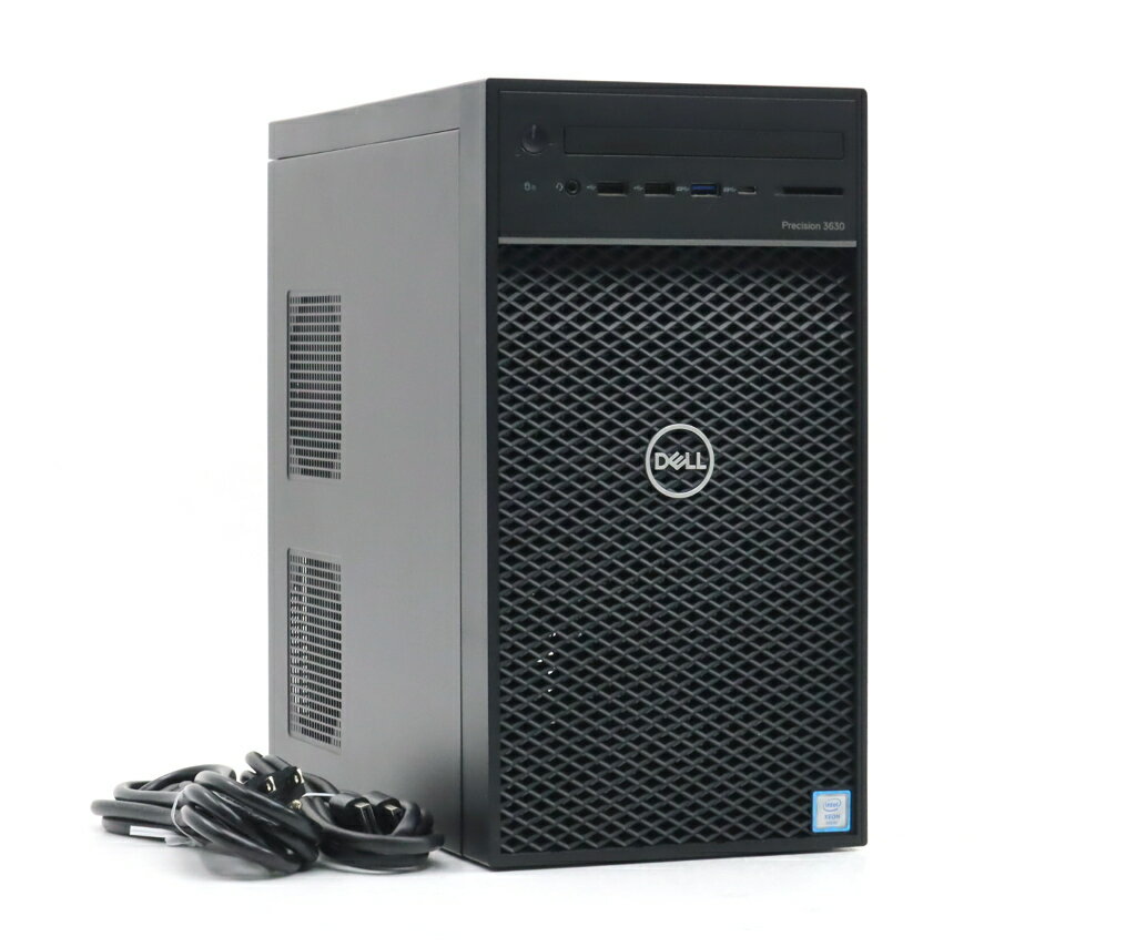 DELL Precision 3630 Tower Xeon E-2124 3.30GHz 32GB 256GB(SSD) 1TB(HDD) Quadro P2000 Windows10 Pro for Workstations 64bit 【中古】【20240313】