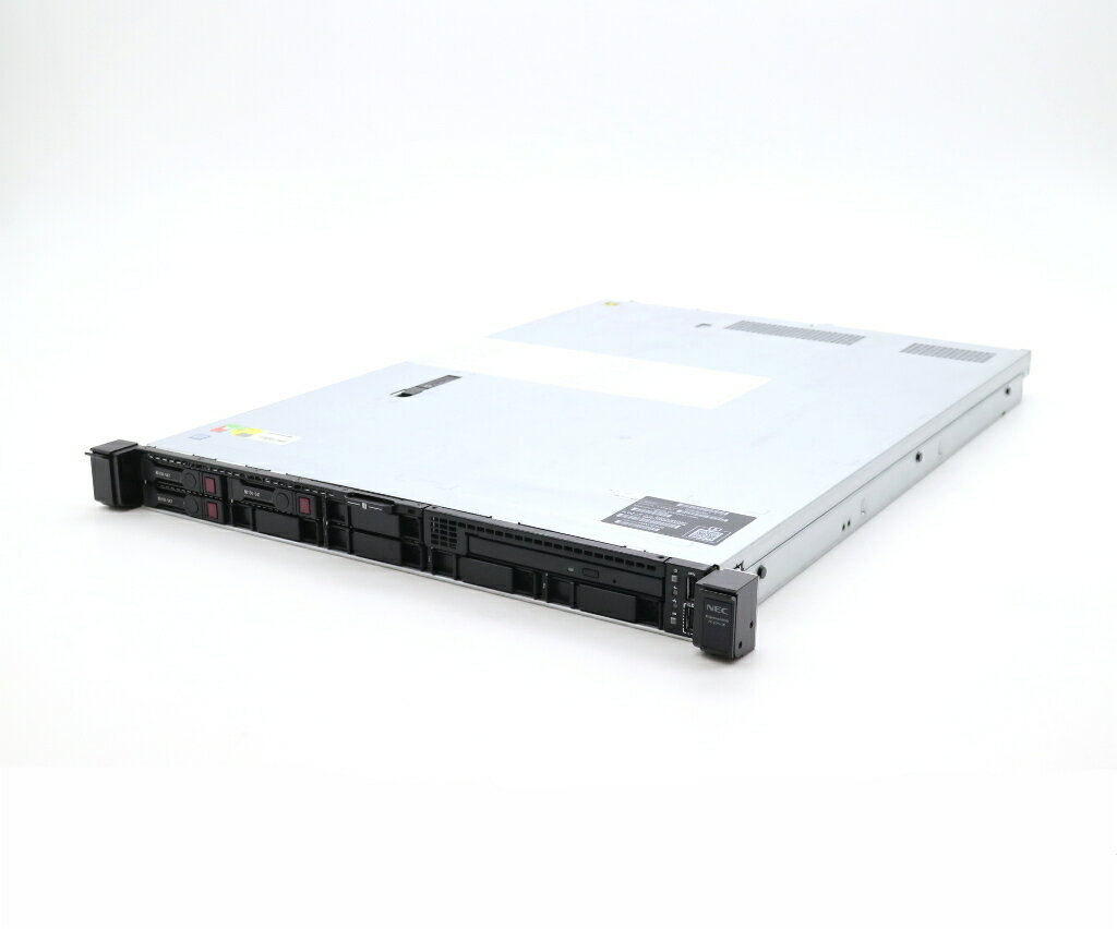 NEC Express5800/R120h-1E(hp ProLiant DL360 Gen10) Xeon Silver 4110 2.1GHz(16スレッドCPU2基) 16GB 300GBx3台(SAS2.5/RAID5) 【中古】【20240417】