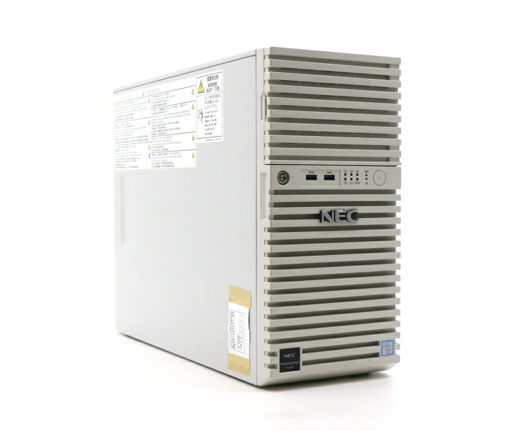 NEC Express5800/T110i Xeon E3-1220 v6 3GHz 4GB 500GBx2台 SATA3.5インチ/RAID1構成 DVD-ROM 【中古】【20240417】