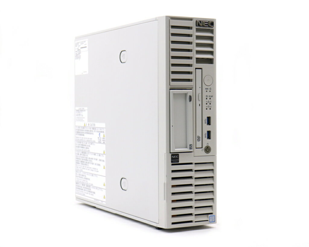 NEC Express5800/T110i-S Xeon E3-1260L v5 2.90GHz 16GB 300GBx3台 SAS2.5インチ/12Gbps/RAID5 DVD-ROM MR9362-8i 水冷CPUクーラー 【中古】【20240409】