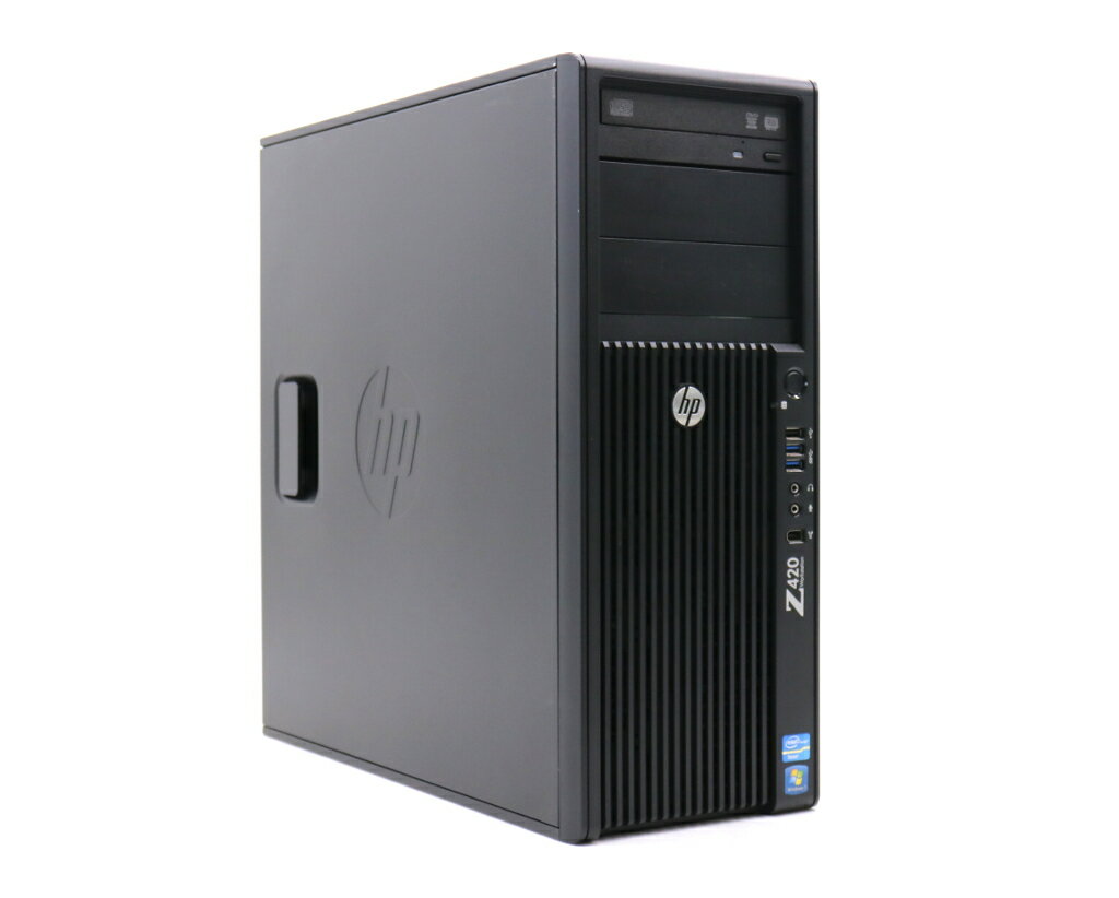 hp Z420 Workstation Xeon E5-1650 3.2GHz 16GB 500GB(HDD) FirePro V3900 DVD -RW Windows7 Pro 64bit 【中古】【20240517】