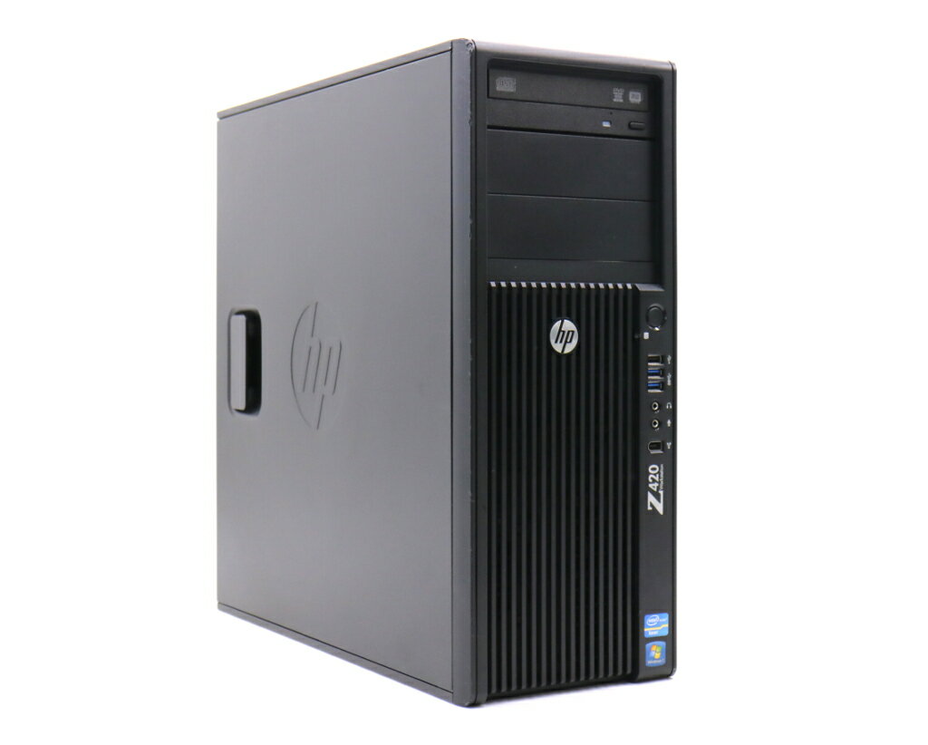 hp Z420 Workstation Xeon E5-1650 3.2GHz 16GB 500GB(HDD) FirePro V3900 DVD -RW Windows7 Pro 64bit 【中古】【20240517】