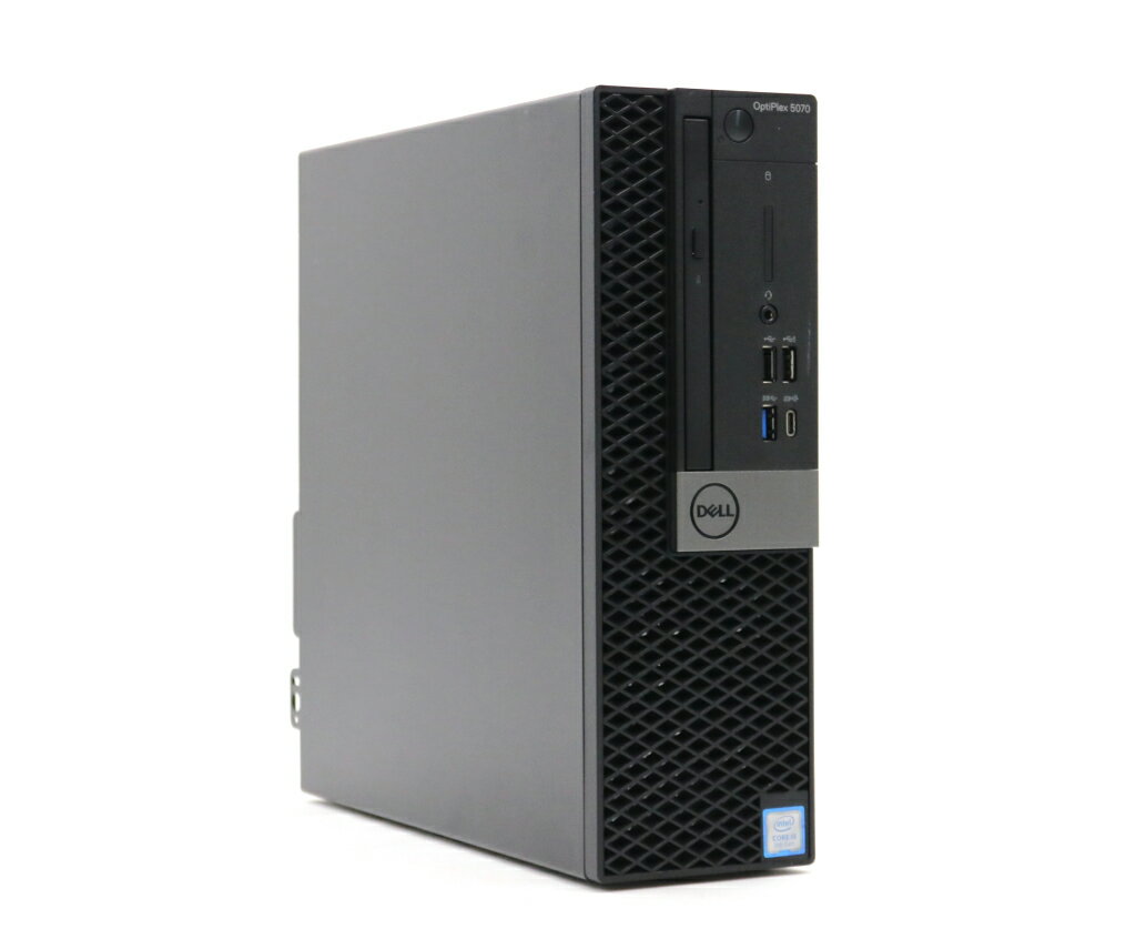 DELL Optiplex 5070 SFF Core i5-9500 3GHz 8GB 256GB(NVMe SSD) DisplayPort x2/アナログRGB出力 DVD+-RW Windows10 Pro 64bit 難有 【中古】【20240502】