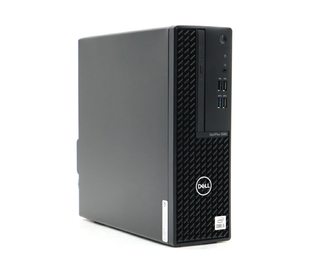 DELL Optiplex 3080 SFF Core i5-10505 3.2GHz 8GB 256GB(新品NVMe SSD)+500GB(HDD) HDMI/DP/アナログ DVD+-RW Windows11 Pro 64bit 小難 【中古】【20240606】