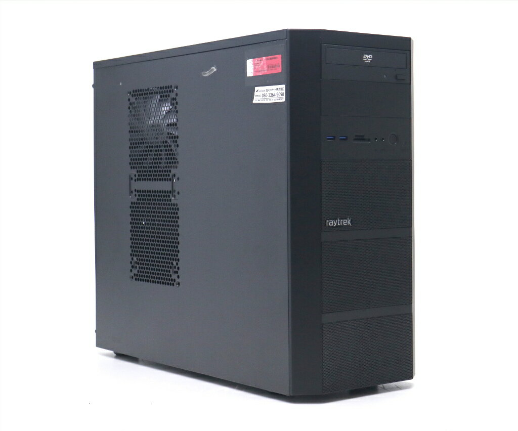 THIRDWAVE raytrek XXV7-Ti Core i9-10900X 3.7GHz 64GB 256GB(NVMe SSD)+3TB(NAS用HDD) GeForce RTX3070Ti DVD-ROM Windows11 Pro 小難 【中古】【20240926】