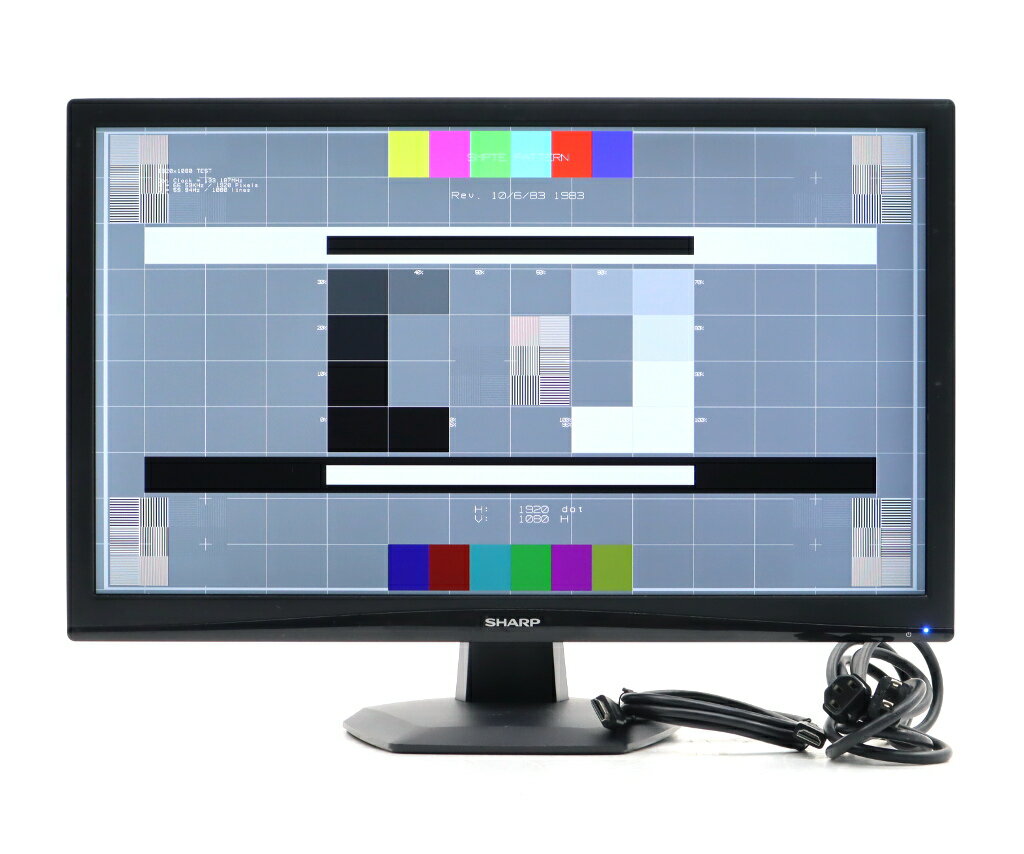 【良品】SHARP LL-M220 22インチ非光沢VAパネル フルHD 1920x1080ドット HDMI/アナログRGB入力 【中古】【20241121】
