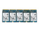 ◇TOSHIBA 5枚セット KBG30ZMT128G 128GB NVMe SSD Type2242 Crystal Disk Infoにて正常動作確認済 【...