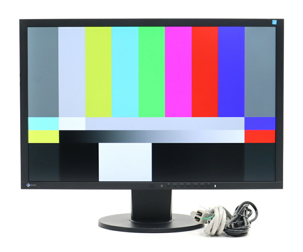 【並品】EIZO FlexScan EV2430 24.1インチ非光沢IPSパネル WUXGA 1920x1200ドット DisplayPort/DVI-D/アナログRGB入力 【中古】【20250514】