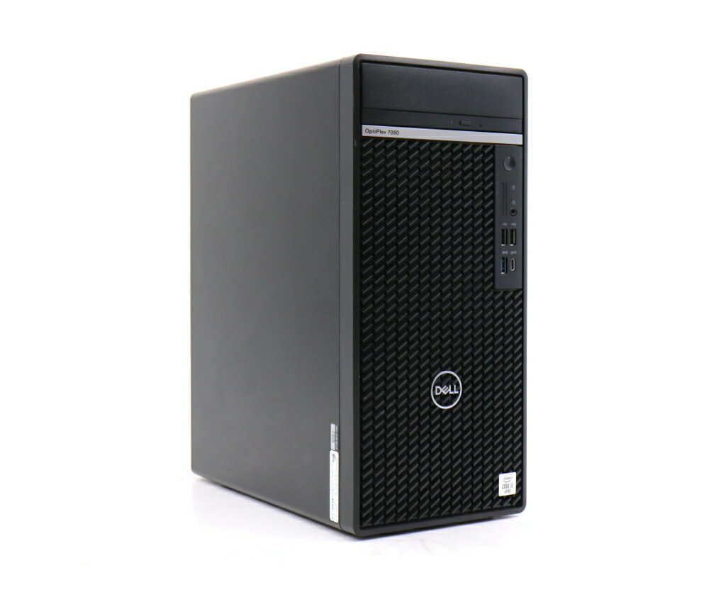 DELL OptiPlex 7080 Tower Core i5-10500 3.1GHz 8GB 512GB(新品NVMe SSD) Radeon R5 430 DVD-ROM Windows11 Pro 64bit 【中古】【20250415】