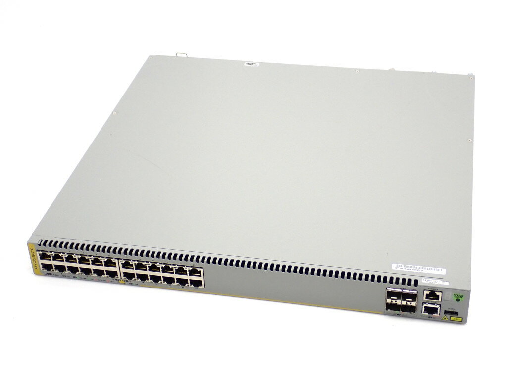 Allied Telesis AT-x930-28GTX 24ポート1000BASE-T+4ポートSFP+(10GbE)スロット搭載L2スイッチ 初期化済 【中古】【20250701】