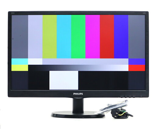【並品】PHILIPS 243V5Q 23.6インチ非光沢MVAパネル フルHD 1920x1080ドット HDMI/DVI-D/アナログRGB入力 【中古】【20250619】 【並品】PHILIPS 243V5Q 23.6インチ非光沢MVAパネル フルHD 1920x1080ドット HDMI/DVI-D/アナログRGB入力 【中古】【20250619】