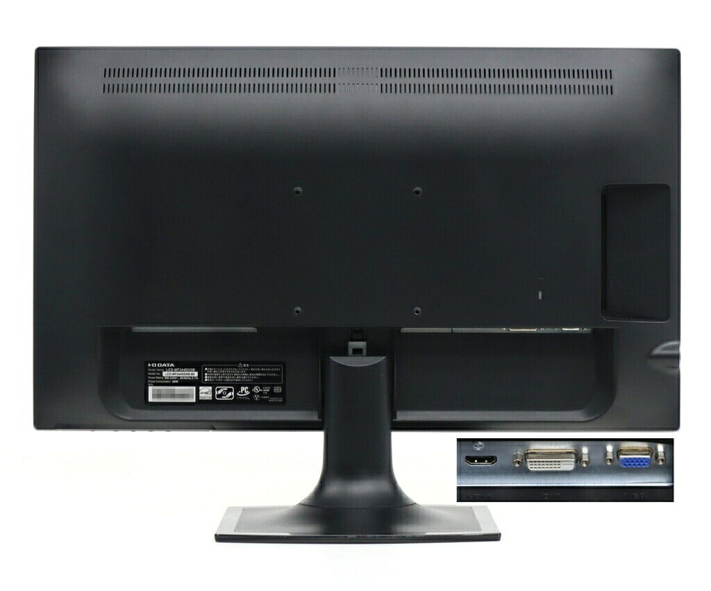 【並品】IO DATA LCD-MF244EDSB 23.8インチ非光沢ADSパネル フルHD 1920x1080ドット HDMI/DVI-D/アナログRGB入力 【中古】【20250612】