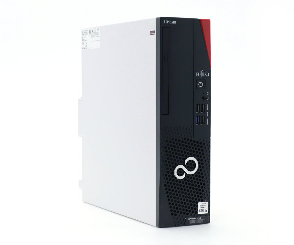 富士通 ESPRIMO D7010/E Core i5-10500 3.1GHz 8GB 256GB(NVMe SSD) DisplayPort x2出力 DVD+-RW Windows11 Pro 64bit 小難 【中古】【20251111】