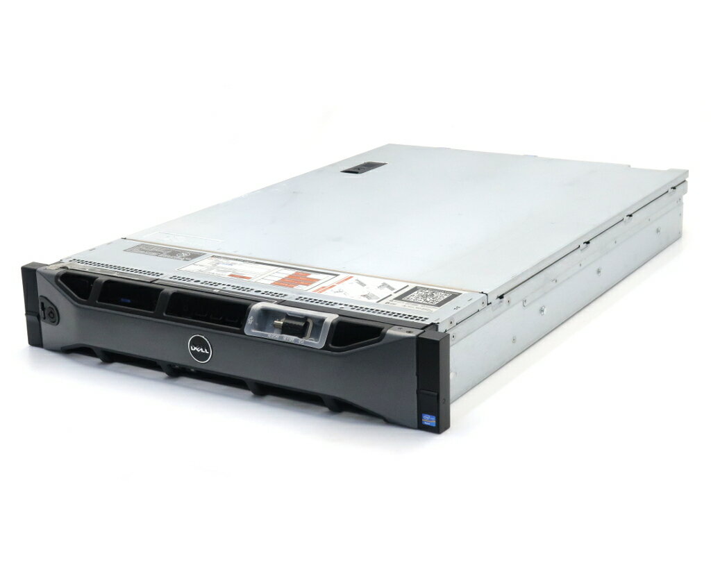 DELL PowerEdge R720 Xeon E5-2690 2.9GHz(16スレッドCPUx2基) メモリ192GB 146GBx3台(SAS2.5インチ/RAID5) DVD-ROM AC*2 PERC H710P Mini 【中古】【20251120】