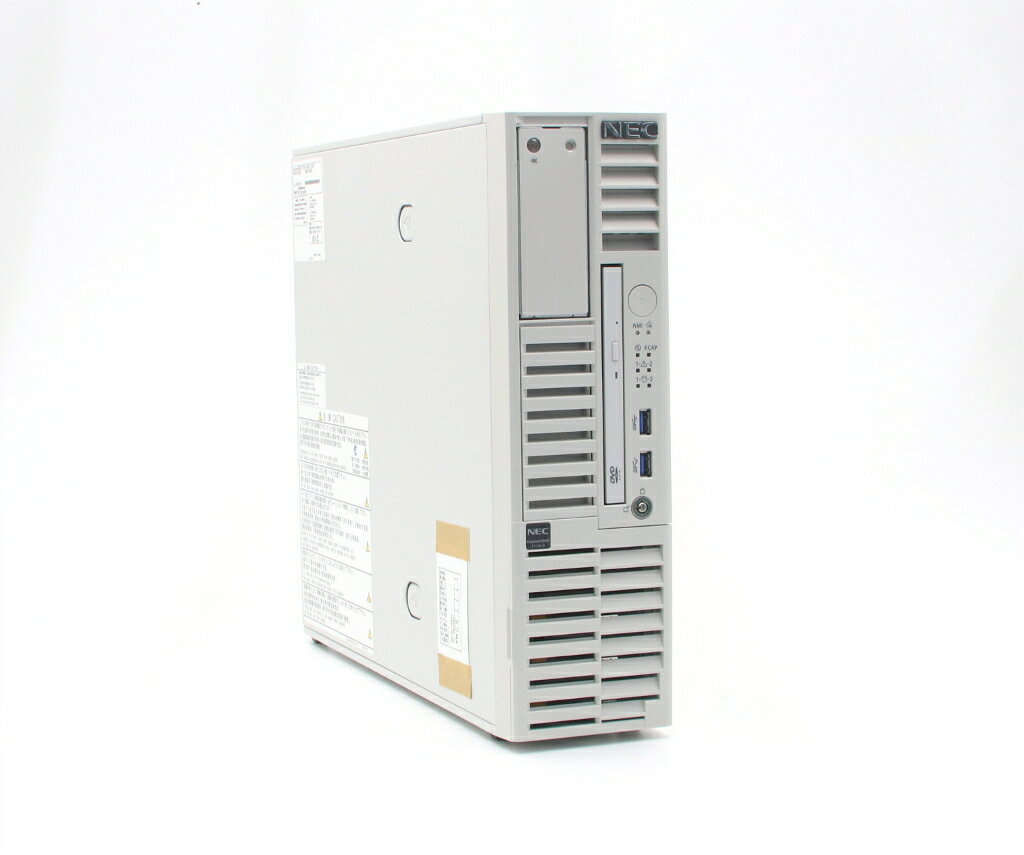 NEC Express5800/T110j-S Xeon E-2124 3.3GHz 8GB 1TBx3台(SAS2.5インチ/12Gbps/RAID5構成) DVD-ROM MR946N-8i 難有 【中古】【20251120】