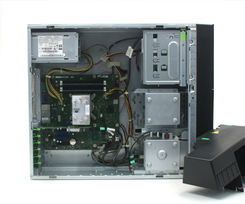 富士通 PRIMERGY TX1330 M2 Xeon E3-1220 v5 3GHz 16GB 600GBx2台(SAS2.5インチ/12Gbps/RAID1構成) DVD-ROM PRAID CP400i 【中古】【20251120】
