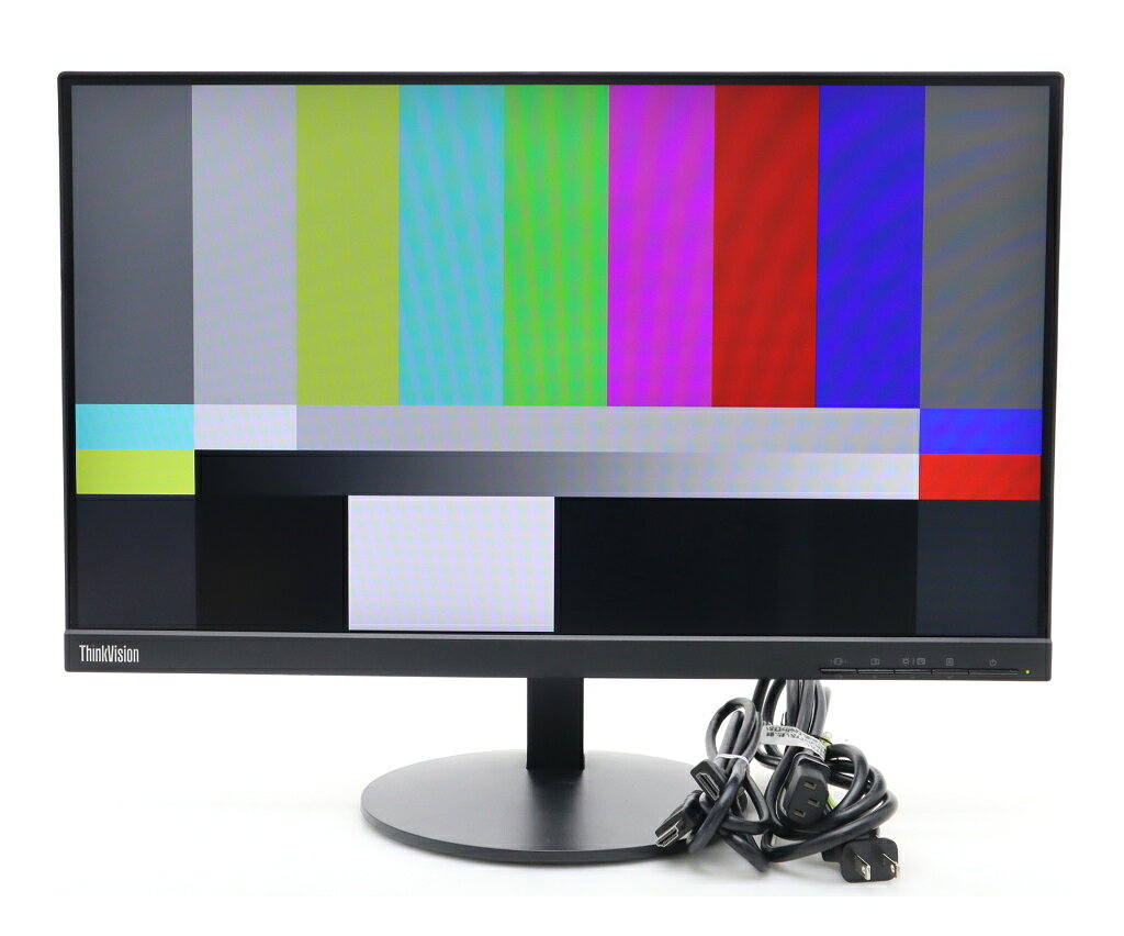 【並品】Lenovo ThinkVision S22e-19 21.5インチ非光沢VAパネル フルHD 1920x1080ドット HDMI/アナログRGB入力 【中古】【20251210】