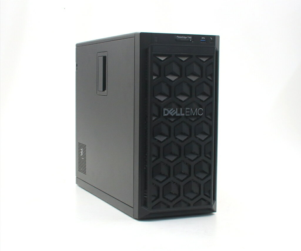 DELL PowerEdge T140 Xeon E-2174G 3.8GHz 8GB 500GBx2台(SATA3.5インチ/RAID1構成) DVD-ROM PERC S140 【中古】【20251230】