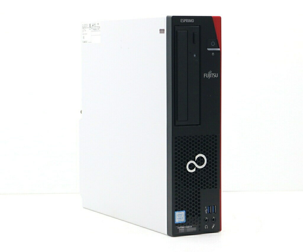 富士通 ESPRIMO D588/CX Core i5-9500 3GHz 8GB 256GB(新品SSD) DisplayPort/DVI-D出力 DVD+-RW Windows11 Pro 64bit 【中古】【20251223】