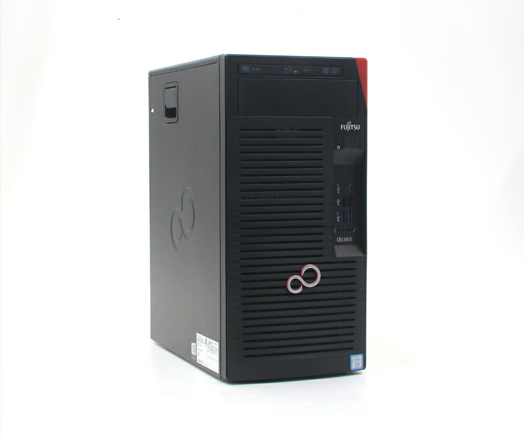 富士通 CELSIUS W580 Xeon E-2274G 4GHz 8GB 256GB(新品SSD) Quadro P620 BDXL Windows11 Pro for Work..