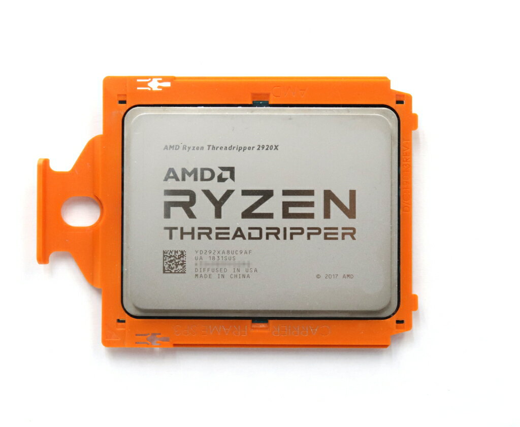 ◇AMD Ryzen Threadripper 2920X 12コア24スレッド TR4ソケット対応 3.50GHz-4.30GHz TDP180W 【中古】【20251230】(2.0)